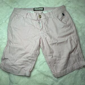 Abercrombie & Fitch Pink Bermuda Shorts Casual Comfort